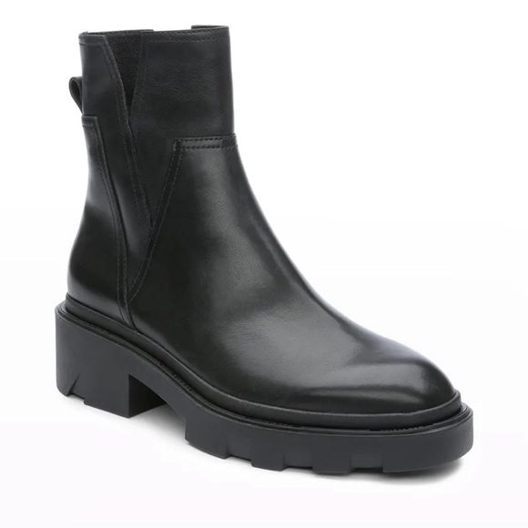 Ash Melrose Leather Lug Sole Boots 